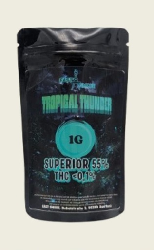 [ES-BLU-TROPTHUNDER-BULK] Fleurs Superior – Tropical Thunder (vrac, au gramme)
